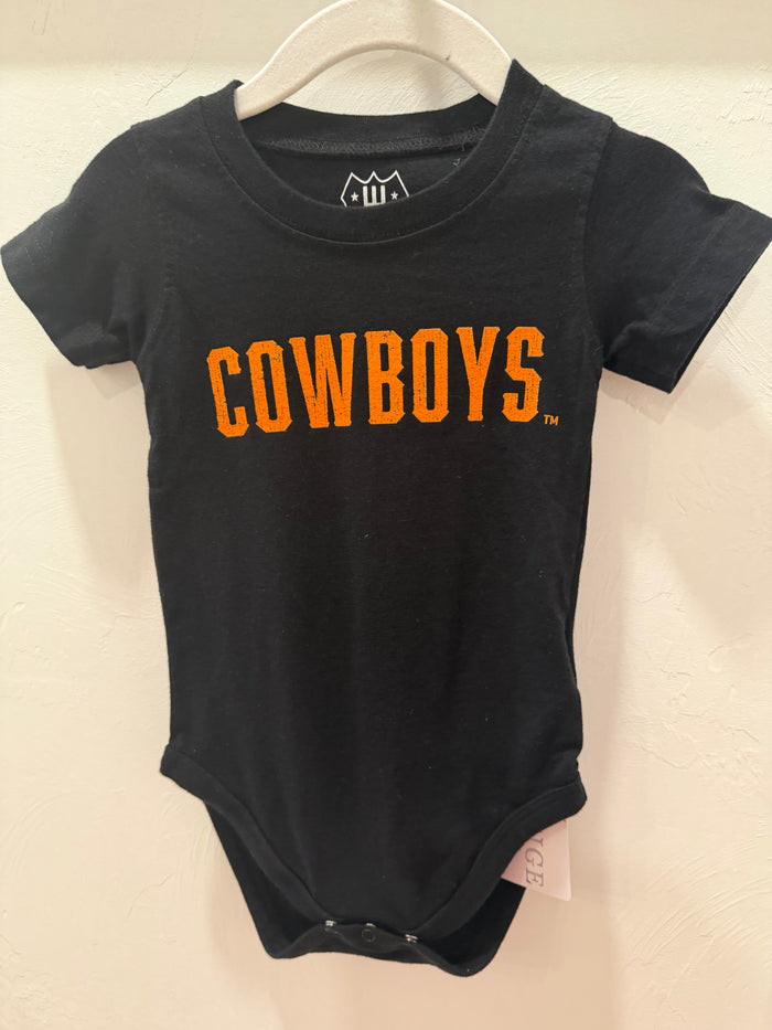 Oklahoma State Onesies - Greige Goods
