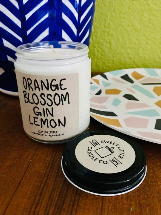 Orange Blossom Gin Lemon Soy Candle