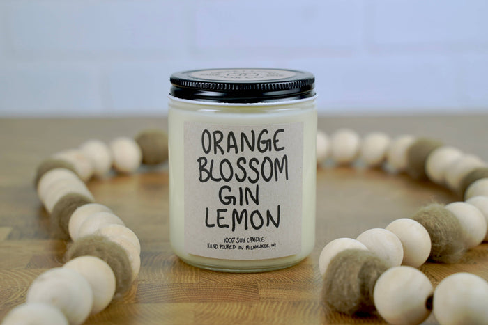 Orange Blossom Gin Lemon Soy Candle