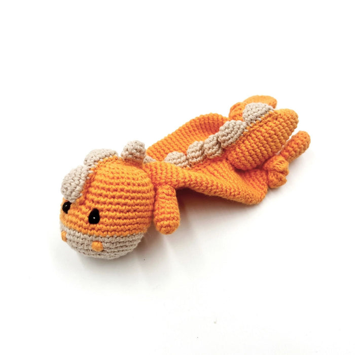 Organic Cotton Crochet Dinosaur Lovery