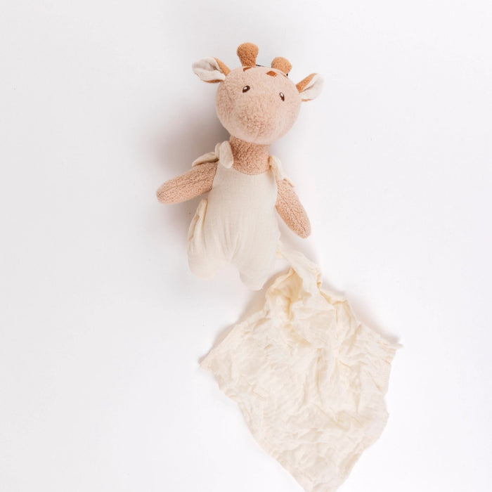 Organic Leonie Giraffe Doudou Pocket