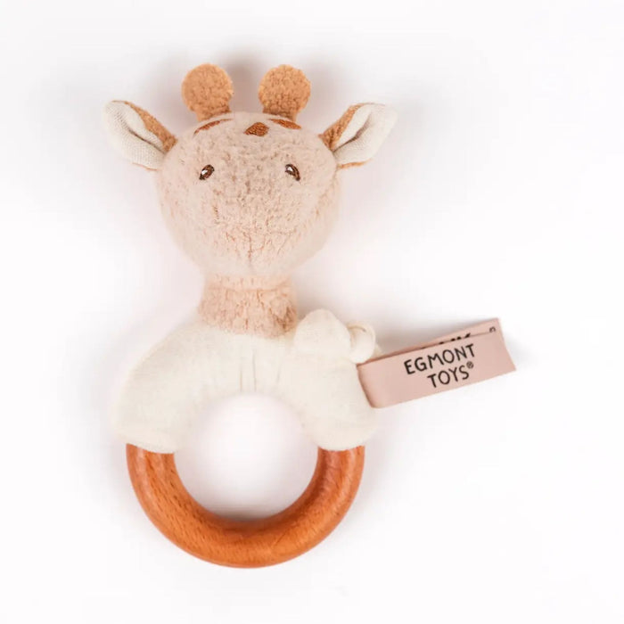 Organic Leonie Giraffe Wooden Rattle
