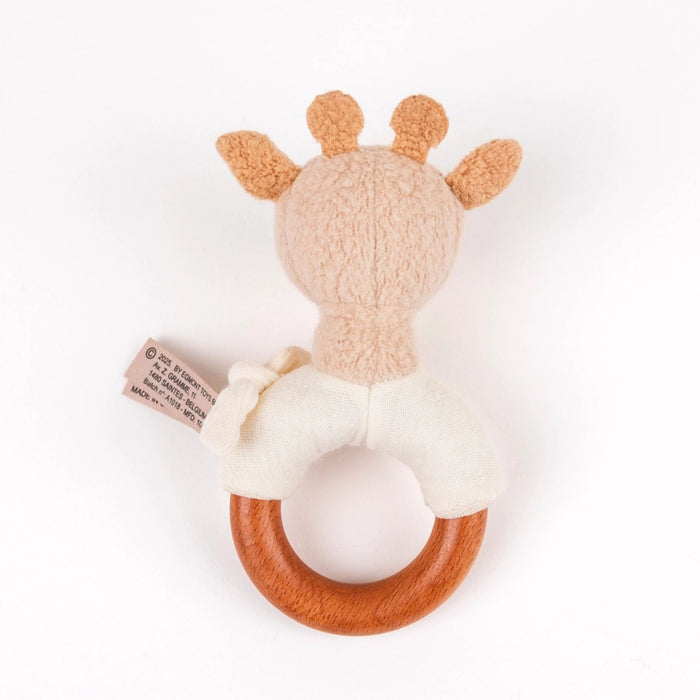 Organic Leonie Giraffe Wooden Rattle