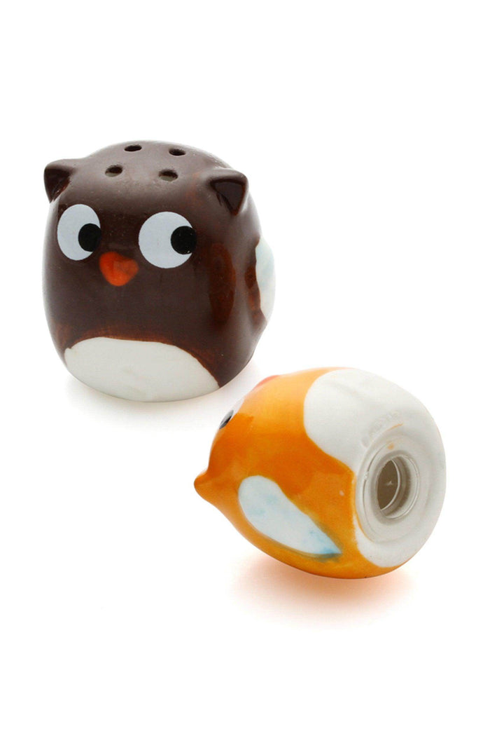 Owl Always Love You Ceramic Mother and Baby Bird Salt&Pepper Shakers CGF0178 (Set of 6 pcs) - COCOMELODY
