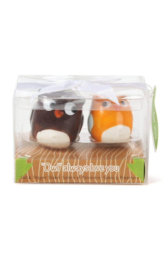 Owl Always Love You Ceramic Mother and Baby Bird Salt&Pepper Shakers CGF0178 (Set of 6 pcs) - COCOMELODY