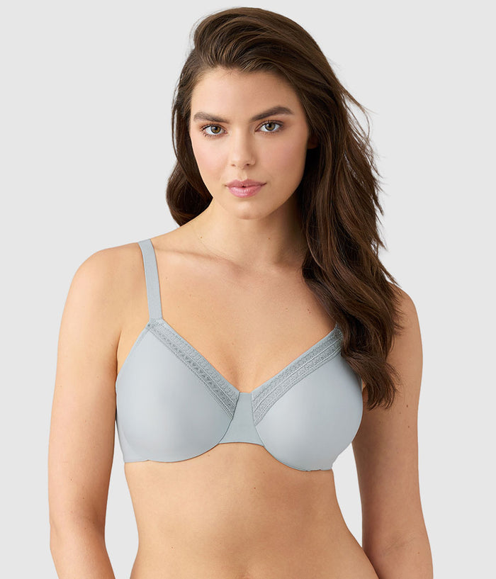 Perfect Primer Full Figure Underwire Bra: Belgian Block