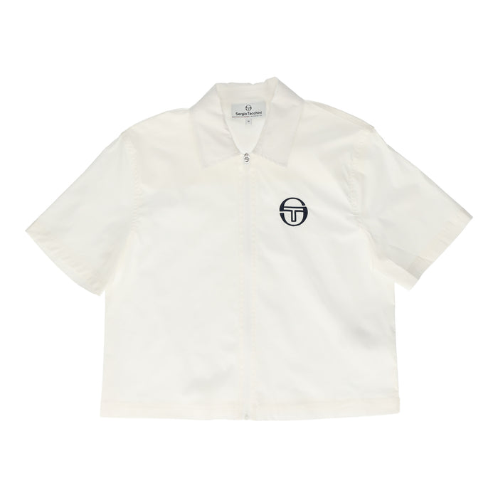 Piano Cabana Full Zip  White T-Shirt