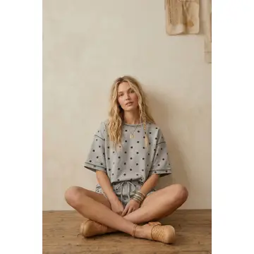 Polka Dot Top and Shorts Set - Greige Goods
