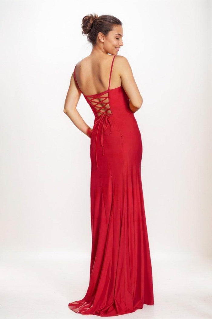 Princess Ball Gown Charmeuse Prom Dresses With Tiered Skirt CS0758 - COCOMELODY
