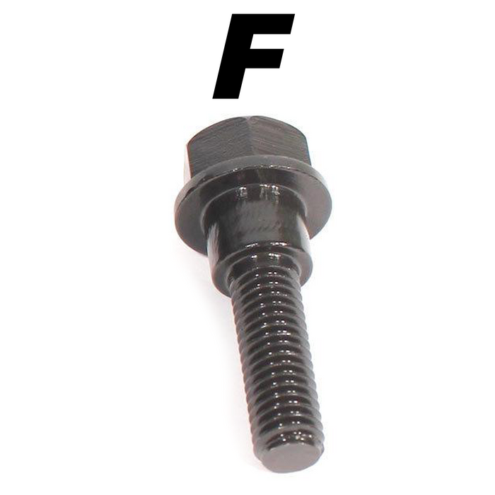 Female / F-3/8 to 14mm peg hex head