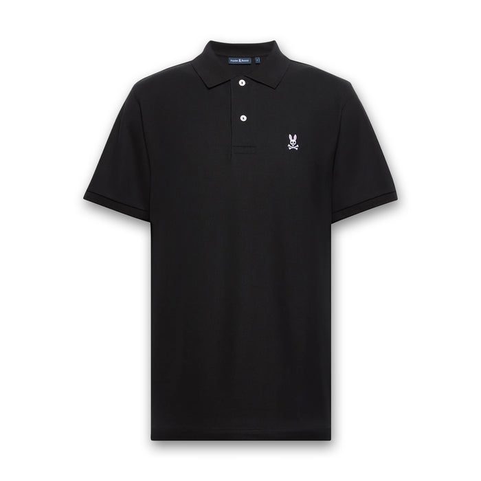 Psycho Bunny - Classic Polo in Black - Nigel Clare