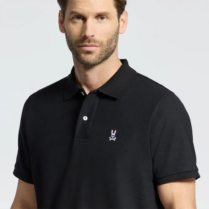 Psycho Bunny - Classic Polo in Black - Nigel Clare