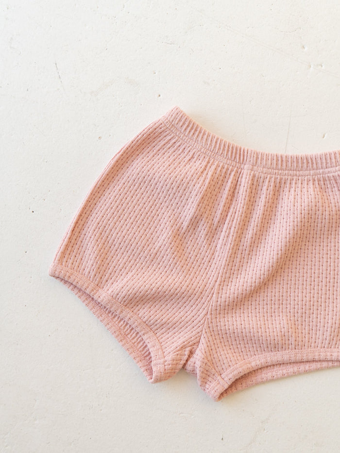 Puff knit shorts