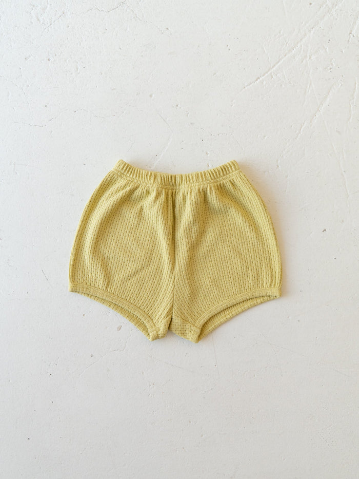 Puff knit shorts