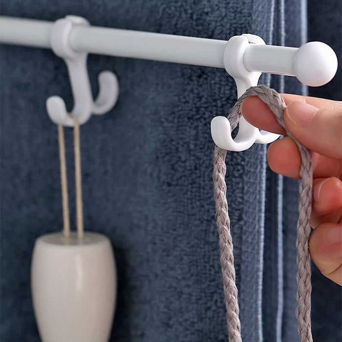 Punching-free Rotating Towel Rail