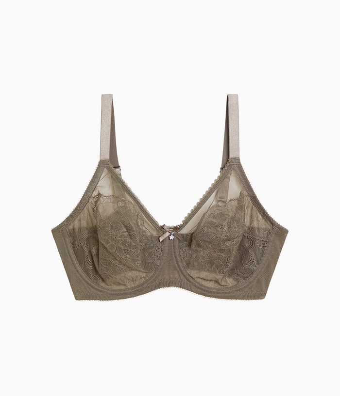 Retro Chic Full Figure Underwire Bra: Bungee Cord