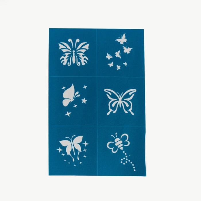 Reusable Adhesive Face Paint + Makeup Stencils