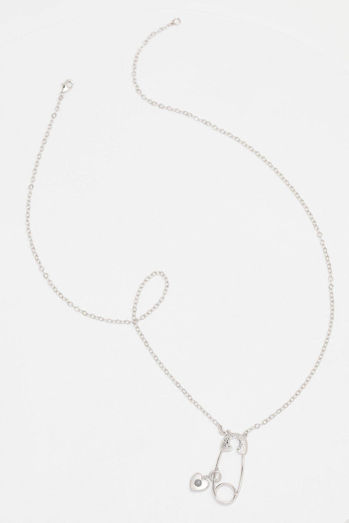 Rhodium plated Necklaces CX0011 - COCOMELODY