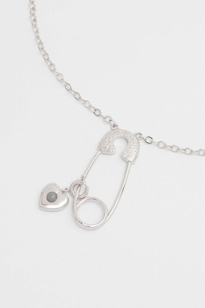 Rhodium plated Necklaces CX0011 - COCOMELODY