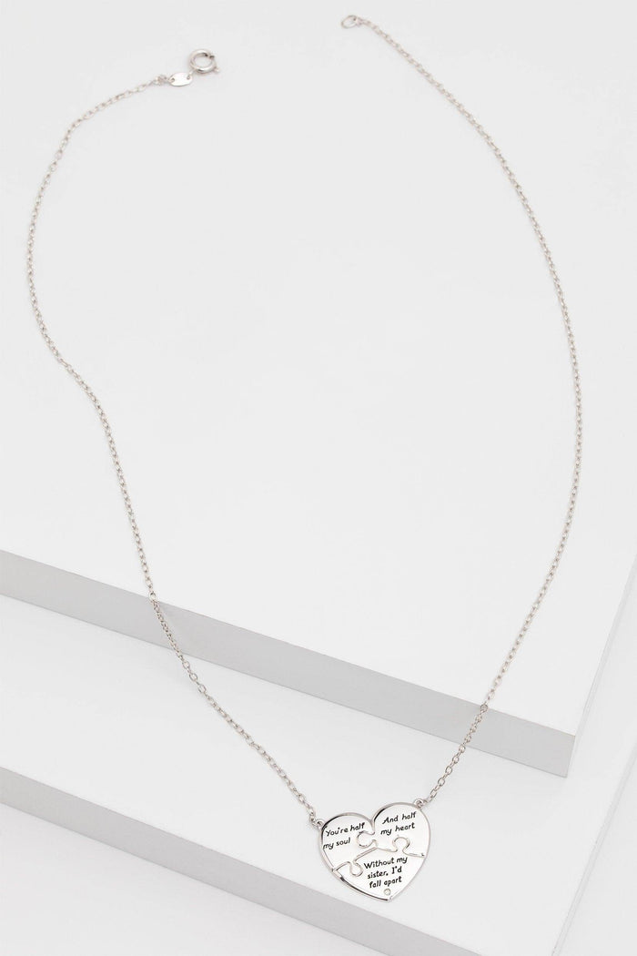 Rhodium plated Necklaces CX0014 - COCOMELODY