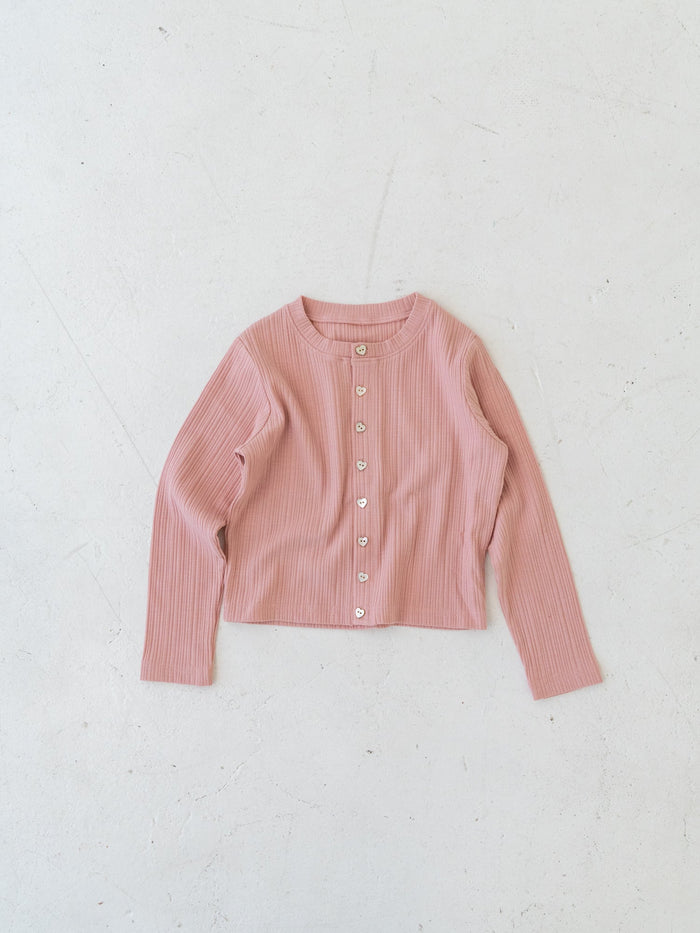 Ribbed cardigan