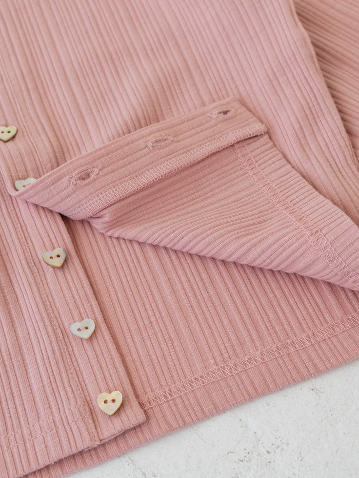Ribbed cardigan