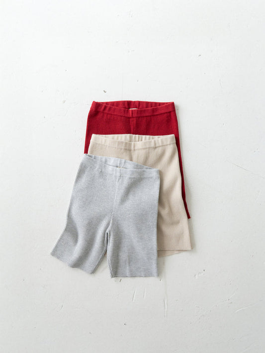 Ribbed shorts
