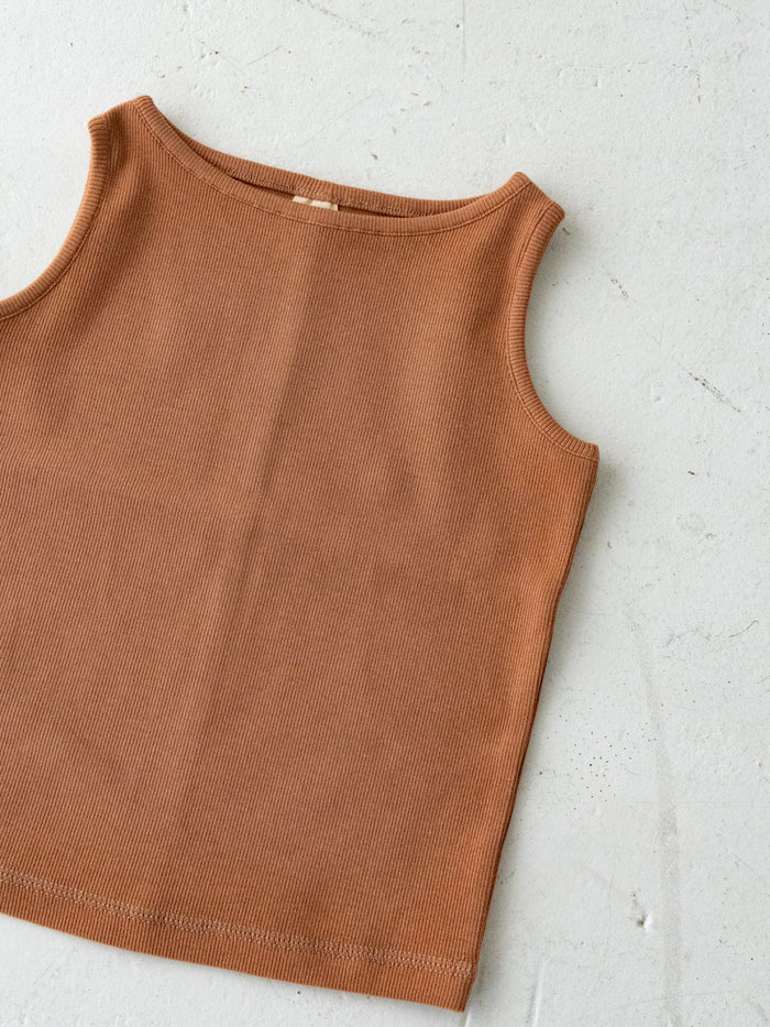 Ribbed sleeveless