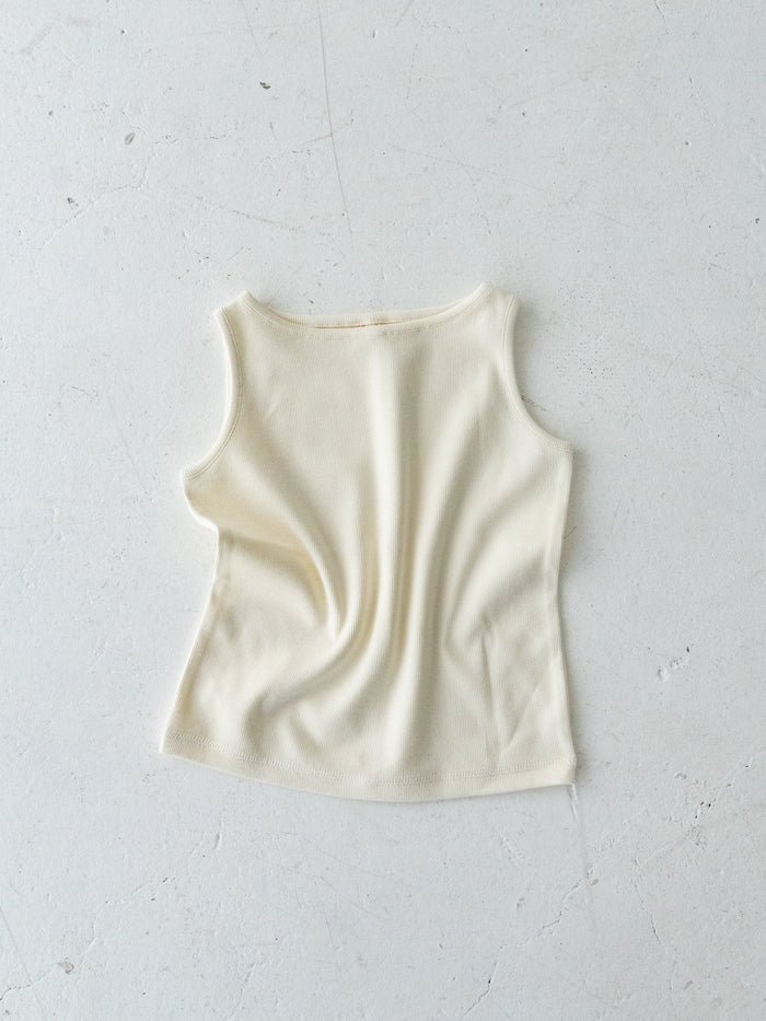 Ribbed sleeveless