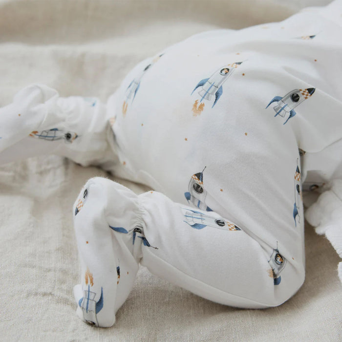 Rocket Print, Footed Sleeper