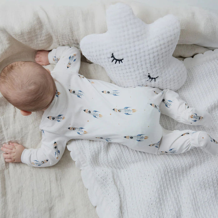 Rocket Print, Footed Sleeper