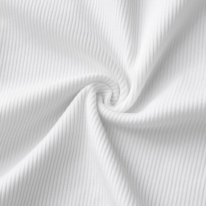Ruched Waist Ribbed Tank Top