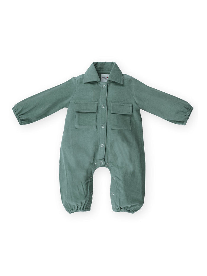 Corduroy Jumpsuit : SAGE : Unisex : Infant : Baby Girl : Baby Boy Jump Suit Yo Baby India
