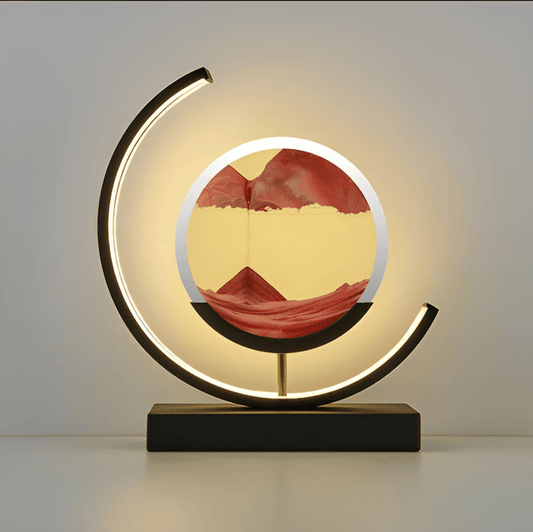 Sand Art LED Lamp | Moving Sand Display | Dimmable Ambient Light | 3 Color Modes