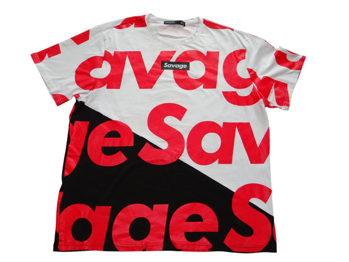 Savage Graphic Print Men's T Shirt0