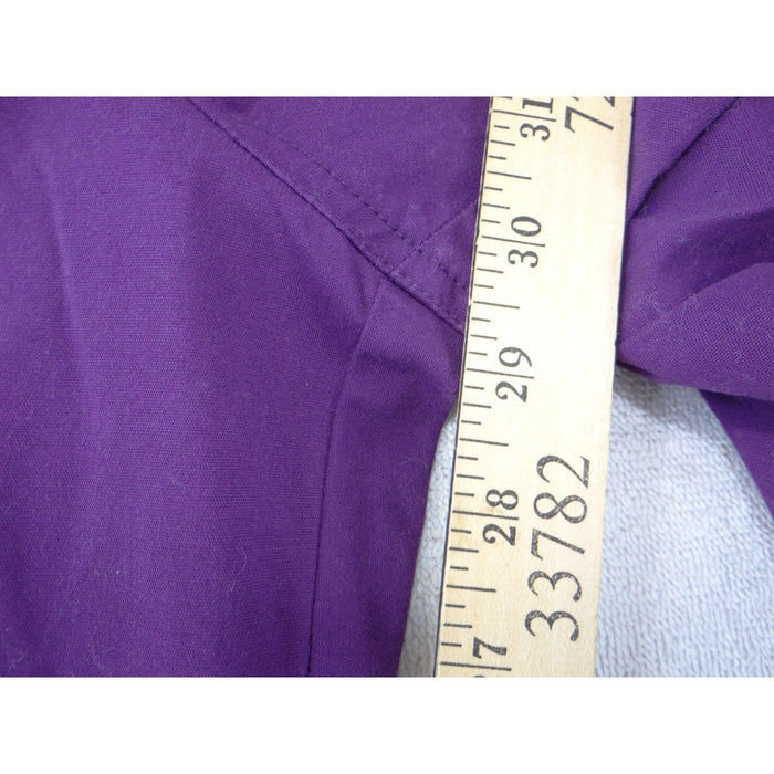 Scrubstar Womens Purple V Neck Scrub Set Top and Cargo Pants Medium 337823