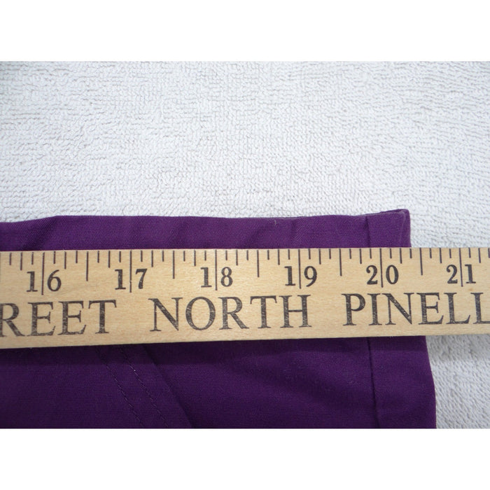 Scrubstar Womens Purple V Neck Scrub Set Top and Cargo Pants Medium 337824