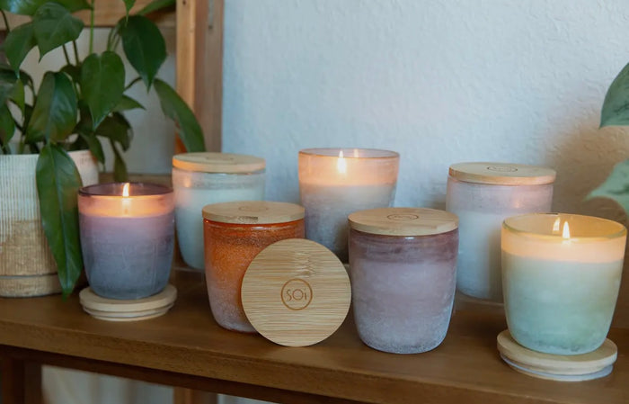 Sea Glass Candles (NO lids)
