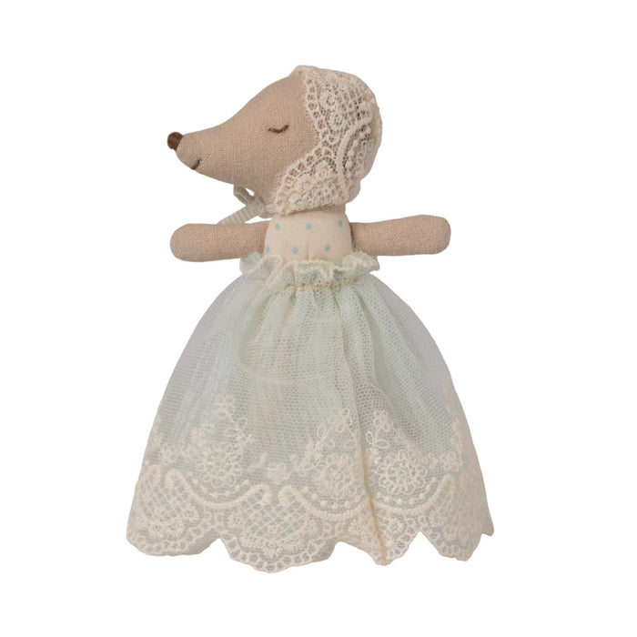 Sleepy Wakey Baby Mouse in Gown