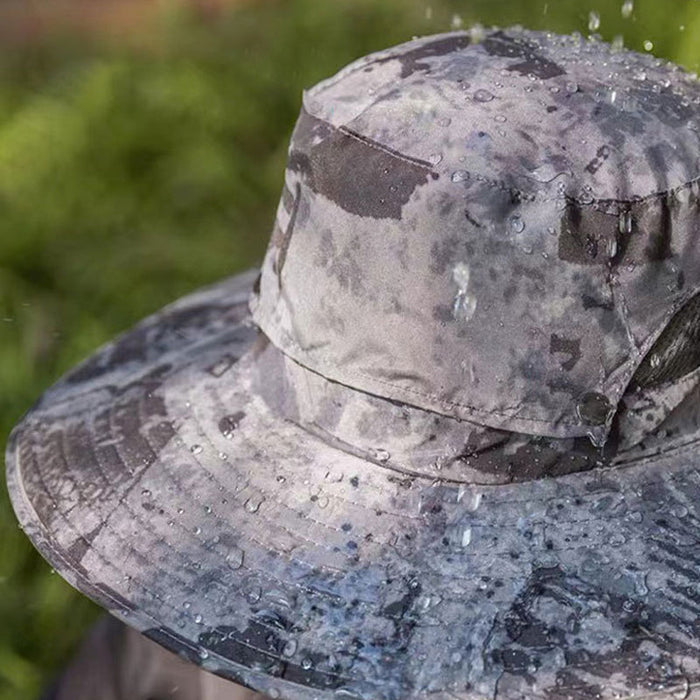 Solar & USB Charging Fan Outdoor Fishing Hat