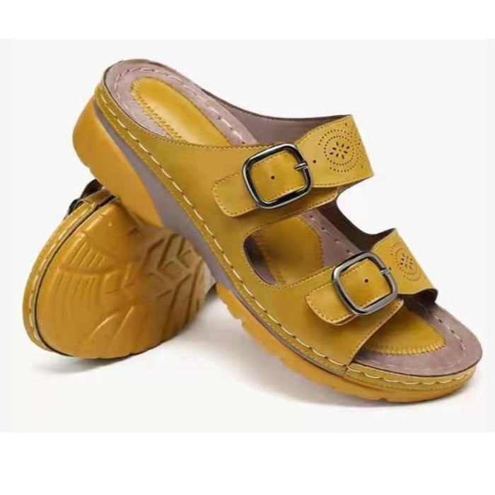 Sophia - Women's Orthopedic Sandals with Adjustable Buckle Straps