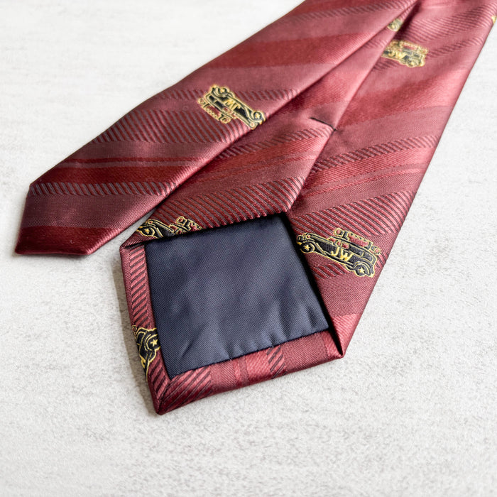 Sound Car Burgundy Tie
