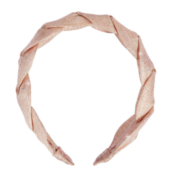 Sparkle Linen Plaited Headband