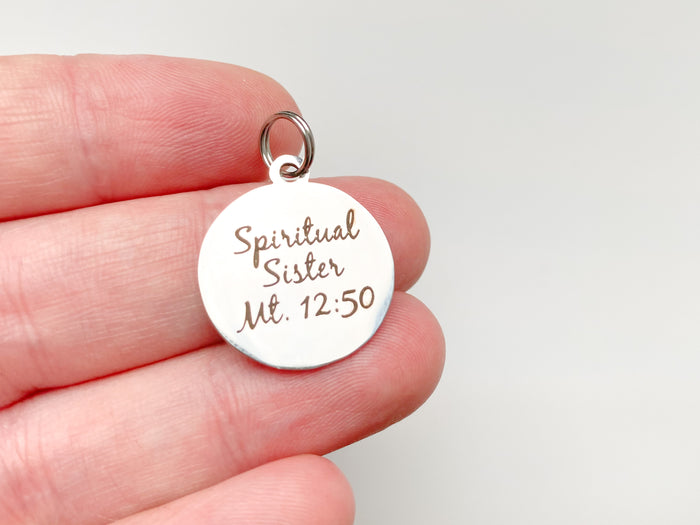 Spiritual Sister Stainless Steel or Gold Pendant - GINGERS