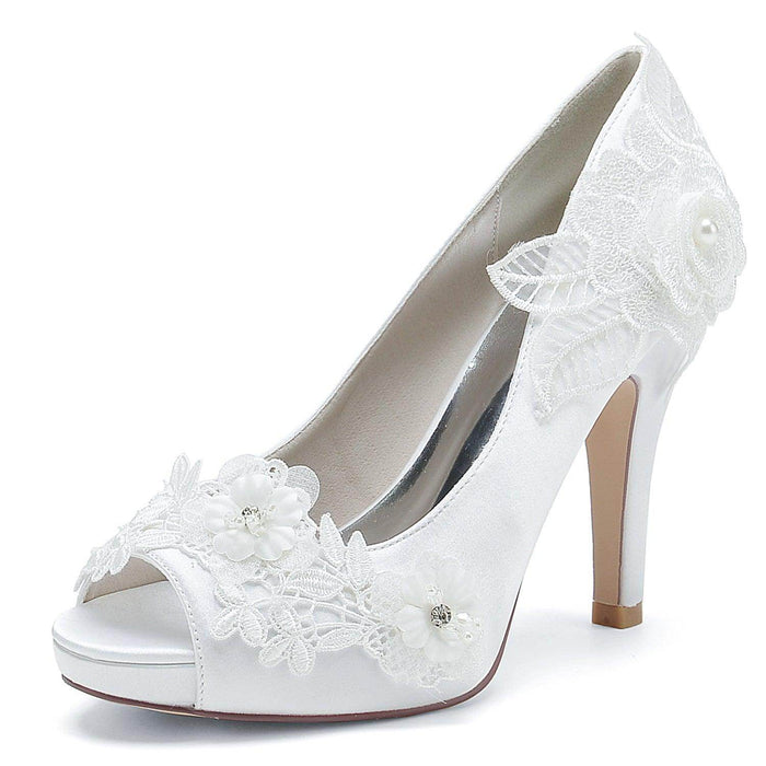 Stiletto Heel 10cm Silk-Like Shoes CK0374 - COCOMELODY