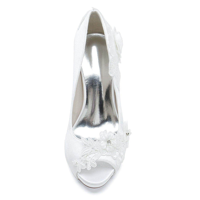 Stiletto Heel 10cm Silk-Like Shoes CK0374 - COCOMELODY