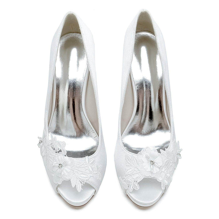 Stiletto Heel 10cm Silk-Like Shoes CK0416 - COCOMELODY
