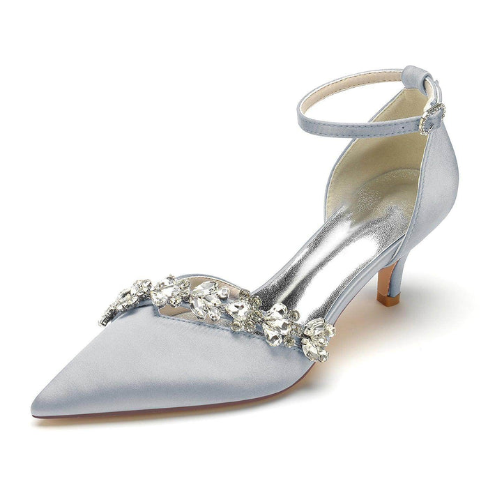 Stiletto Heel 6cm Silk-Like Shoes CK0358 - COCOMELODY