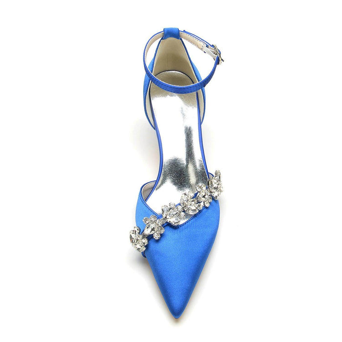 Stiletto Heel 6cm Silk-Like Shoes CK0358 - COCOMELODY