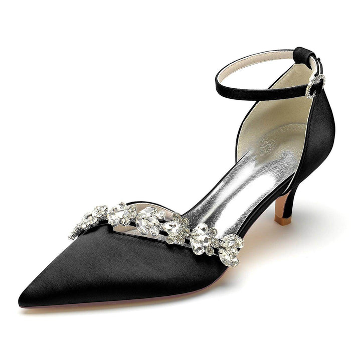 Stiletto Heel 6cm Silk-Like Shoes CK0358 - COCOMELODY